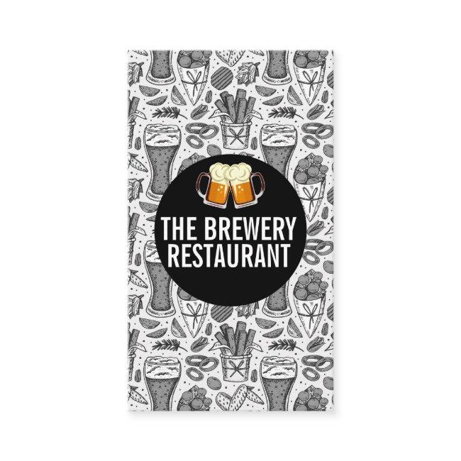 Beer Glasses | Restaurant Icons Pattern