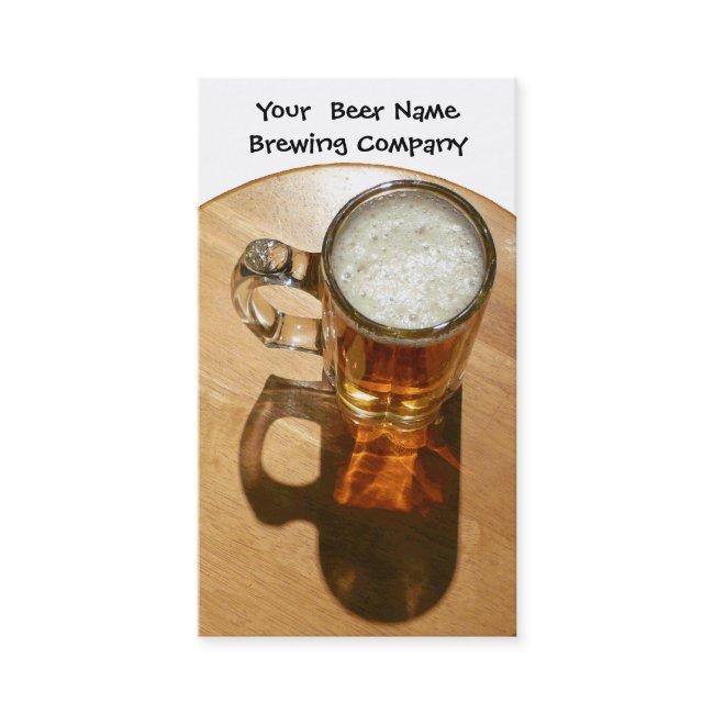 Beer in Mug for Brewery or Brew Your Own