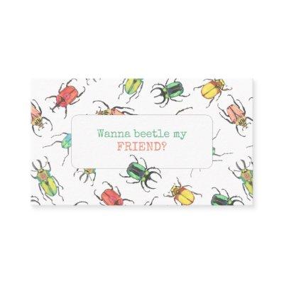 Beetles Lovebugs Kids Calling Card