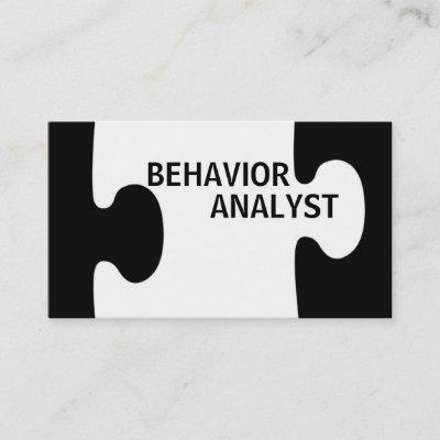 Behavior Analyst Puzzle Piece