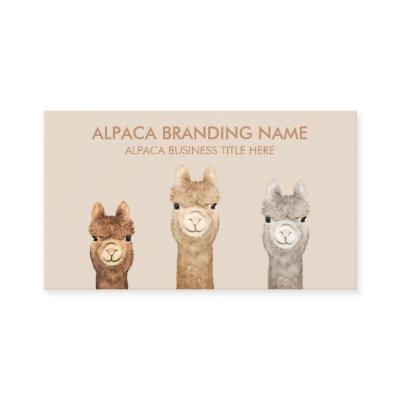 Beige BROWN Alpaca Animal