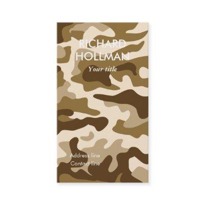 Beige camouflage pattern