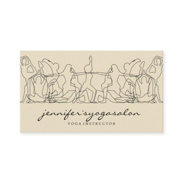 Beige gym yoga specialist