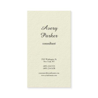 Beige Plain Modern Minimalist Professional