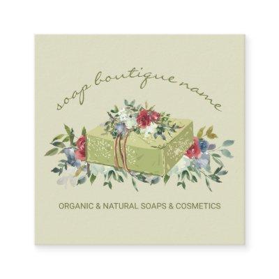 Beige Soap Boutique Green traditional Square