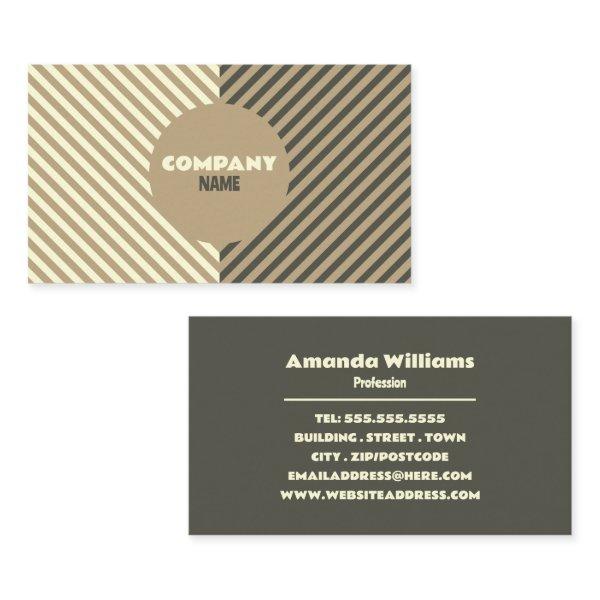 Beige Stripes, Retro Style