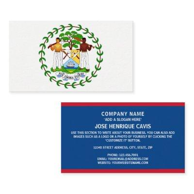 Belizean Flag & Coat of Arms, Flag of Belize
