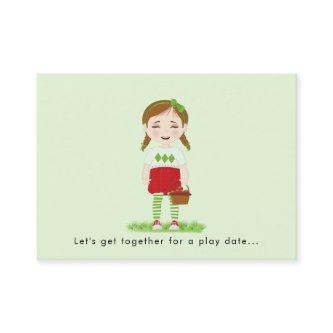 Berry Sweet Play Date Calling Card