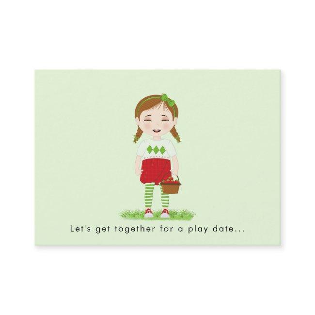 Berry Sweet Play Date Calling Card