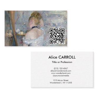 Berthe Morisot - Woman at Her Toilette - QR Code