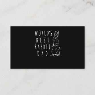 Best Rabbit Dad Shirt, Worlds Best Bunny Dad Tee