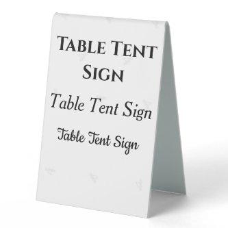 Best Table Tent Sign