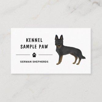 Bi-Black German Shepherd GSD Dog Kennel Breeder