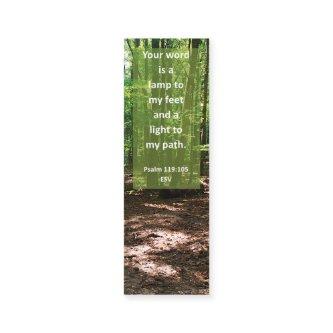 Bible Verse GOD's Word Leads Me Mini Bookmark Mini