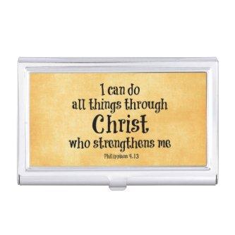 Bible Verse: I can do all things through Christ Case For