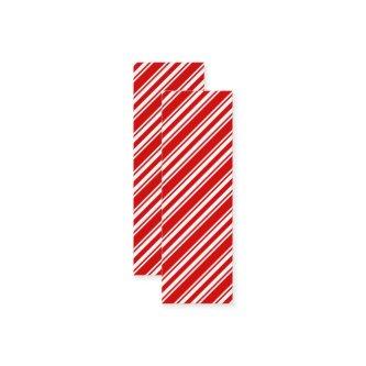 Big candy cane striped bookmark mini