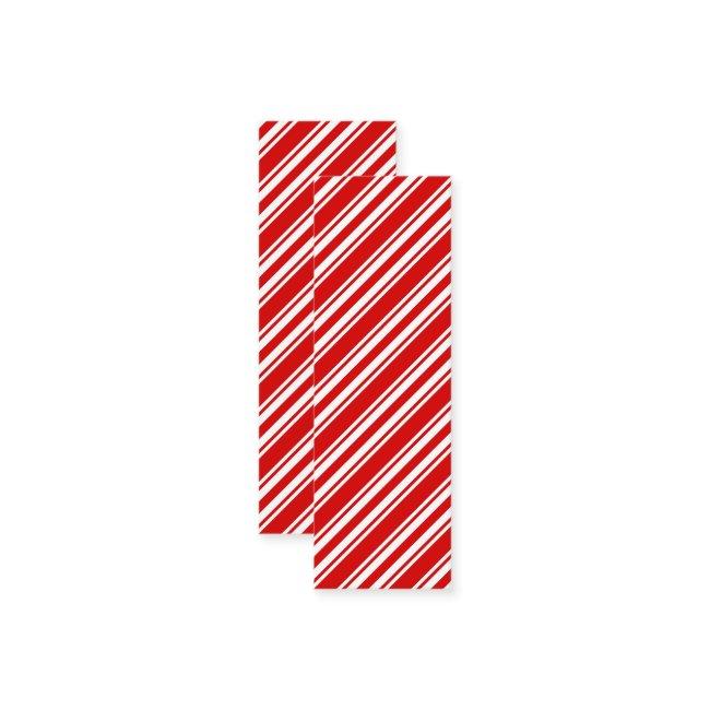 Big candy cane striped bookmark mini