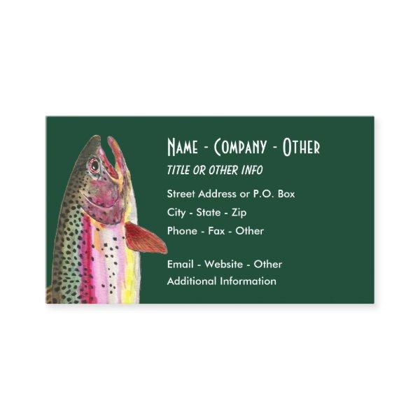 Big Rainbow Trout Fly Fisherman's
