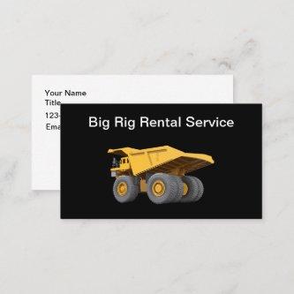 Big Rig Construction Rental Service