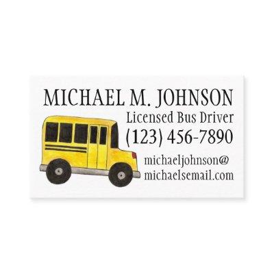 Big Yellow School Bus Driver Teacher Education