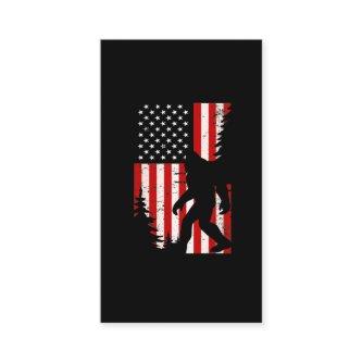 Bigfoot American Flag Forest Sasquatch Fan