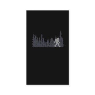 Bigfoot walking Forest Joke Sasquatch Fun