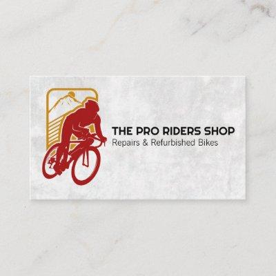 Biker Riding on the Trail Appointment Card