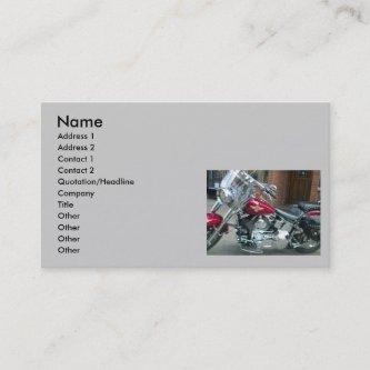 BIKER'S BUSINESS OR PERSONAL CARD