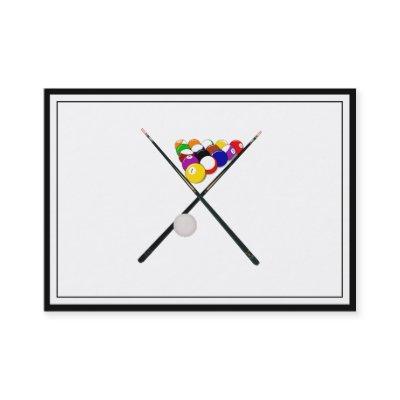 Billiard Balls and Pool Cues