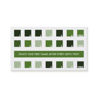 BILLIARD customer appreciation (mod squares) Loyalty Card