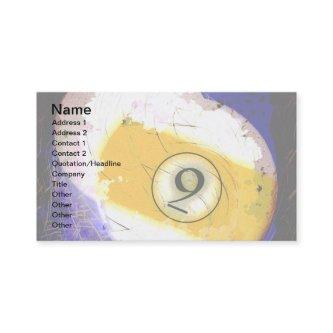 BILLIARDS BALL NUMBER 9