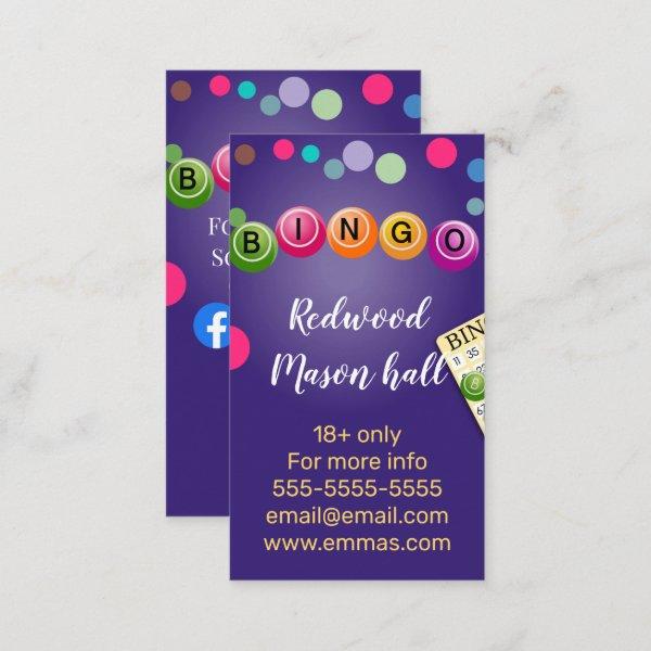 bingo casino gambling purple