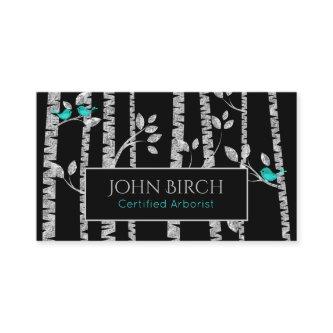 ** Birch Trees Blue Birds Arborist Tree Doctor