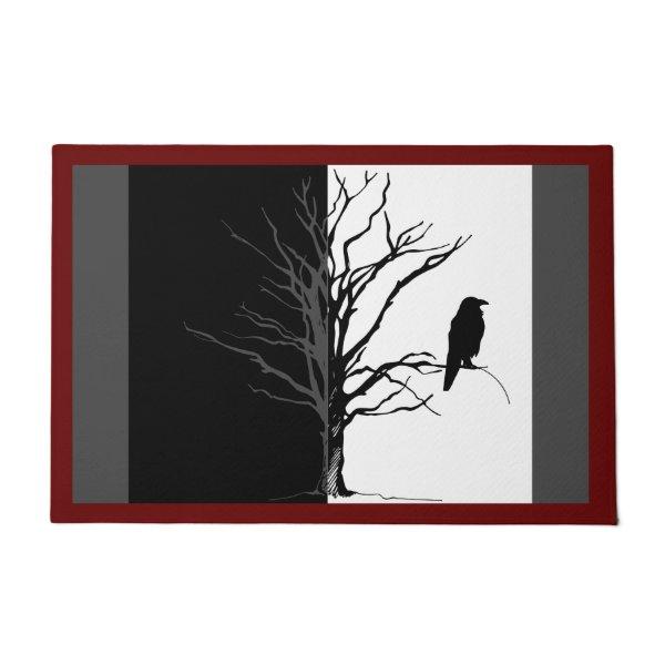Bird Photography Crow or Raven Doormat