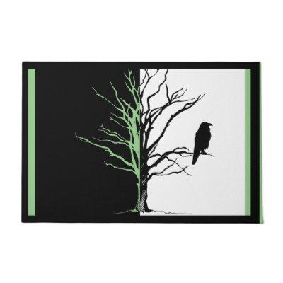 Bird Photography Crow or Raven Doormat