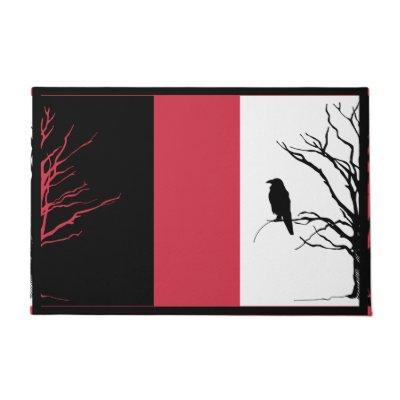 Bird Photography Crow or Raven Doormat