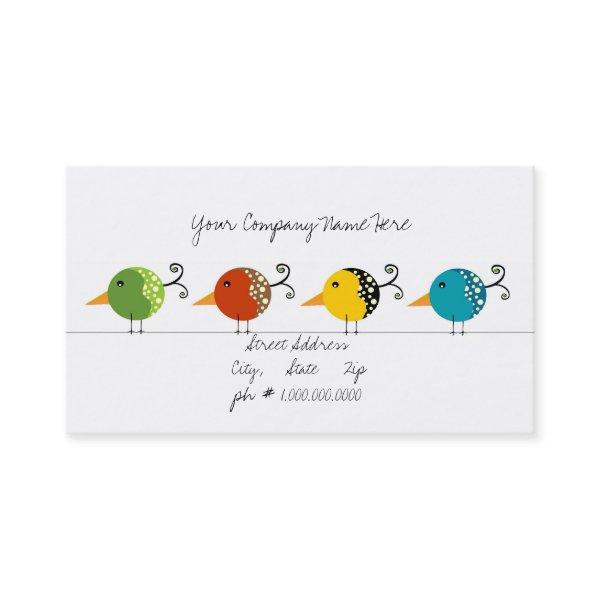 Birds keeping it simple.