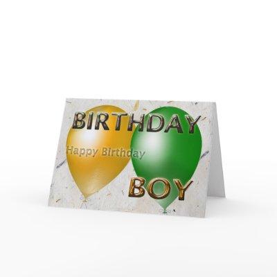 Birthday Boy Happy Birthday Card