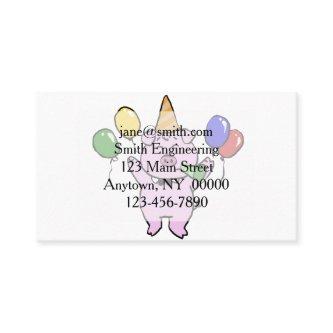 Birthday party with a cute pig|choose back color