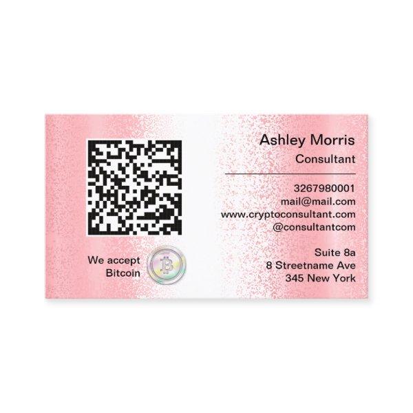 Bit Me QR Code We Accept Bitcoins Custom Candy