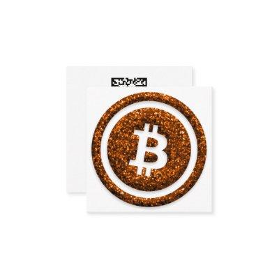 Bitcoin Wallet QR Code Bit Me Insert Card Ornage