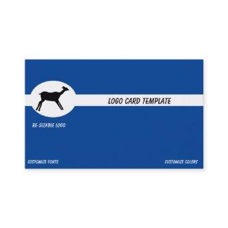 Black Ancient Deer Logo
