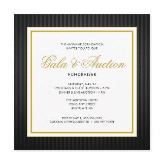 Black and Gold | Gala Auction and Fundraiser Invitation