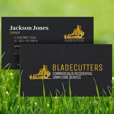 Black and Gold Lawn Care + Mowing