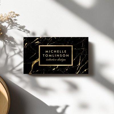 Black and Gold Marble Designer