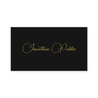 Black And Gold Professional Template Typography