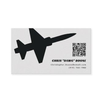 Black and Gray Modern T-38 Flight Instructor