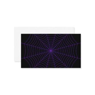 Black and purple spider web Halloween pattern