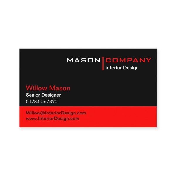 Black and Red Corporate