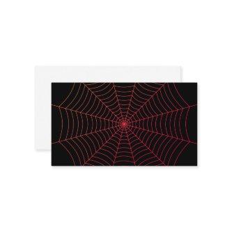 Black and red spider web Halloween pattern